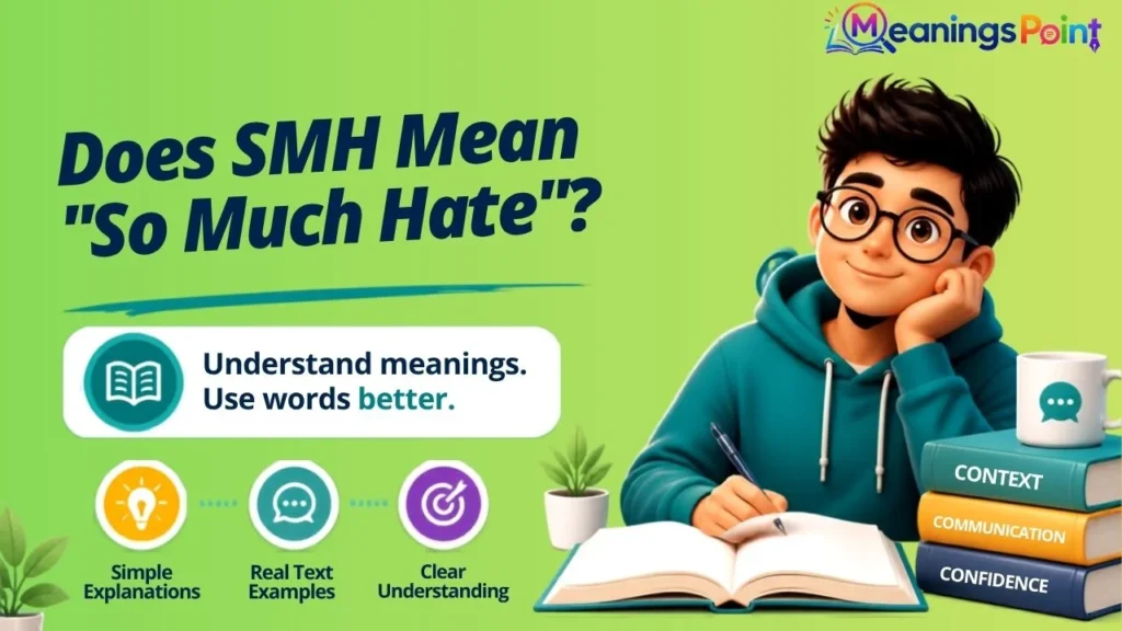 Does SMH Mean "So Much Hate"?