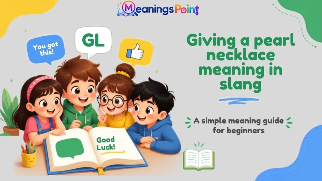 Giving a pearl necklace meaning in slang