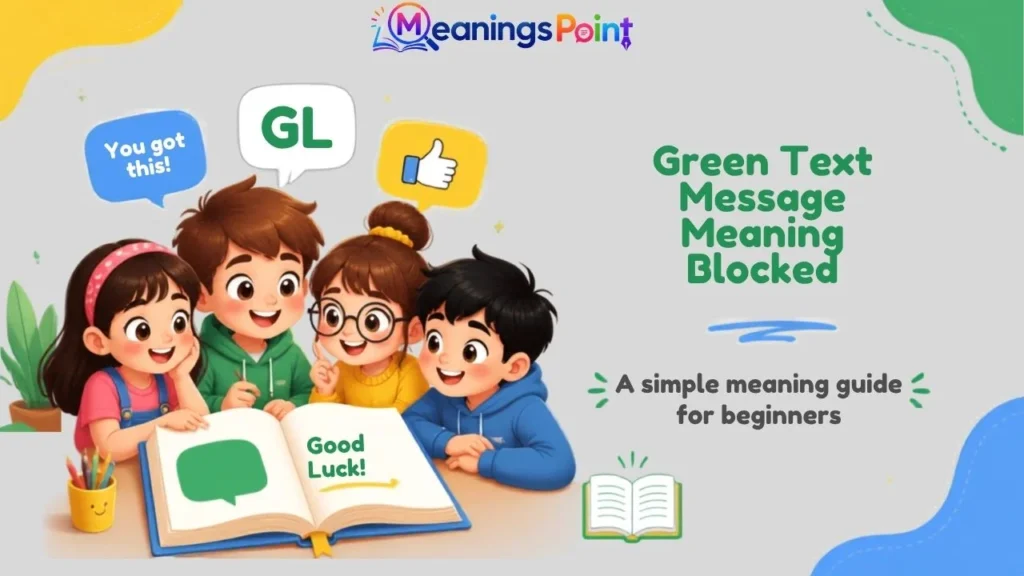 Green Text Message Meaning Blocked