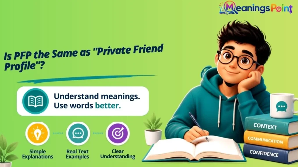 Is PFP the Same as "Private Friend Profile"?