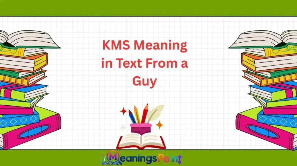 KMS Meaning in Text From a Guy