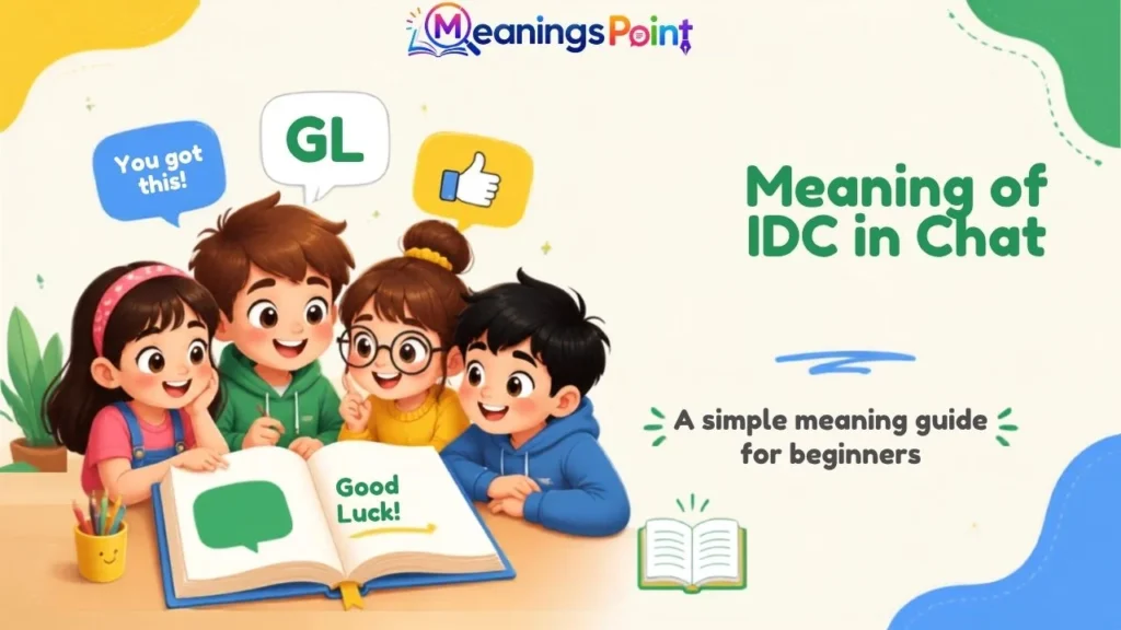Meaning of IDC in Chat