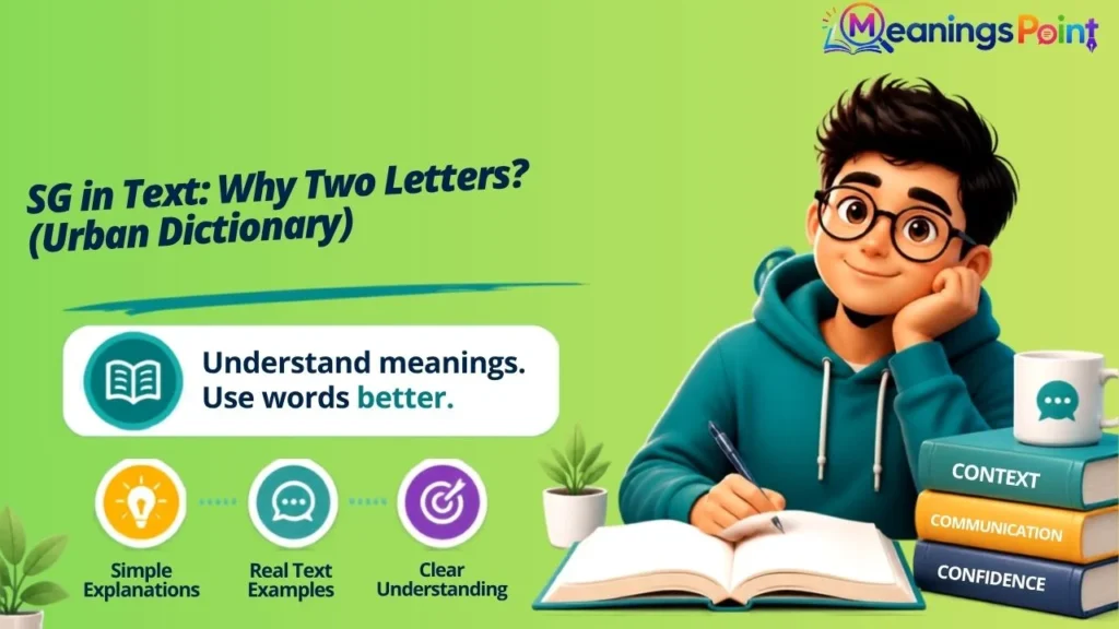 SG in Text: Why Two Letters? (Urban Dictionary)