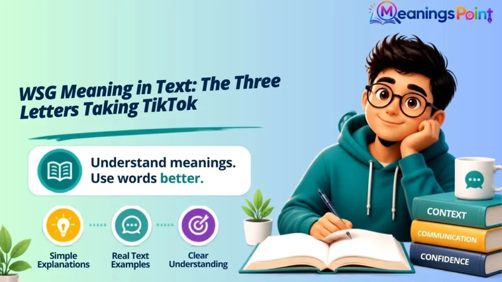 WSG Meaning in Text: The Three Letters Taking TikTok