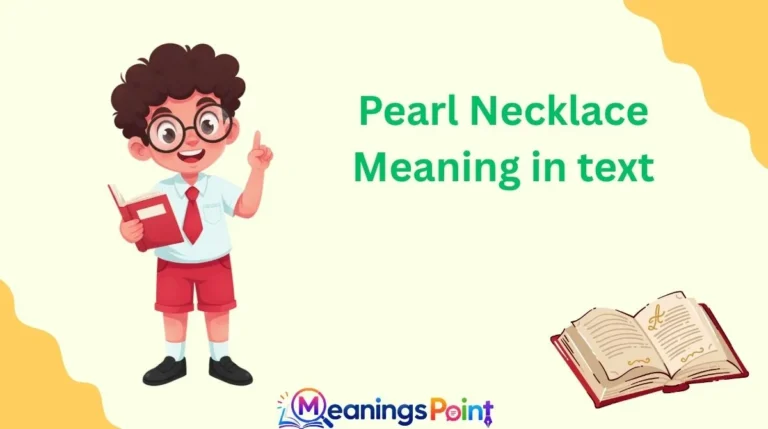 Pearl Necklace Meaning in text